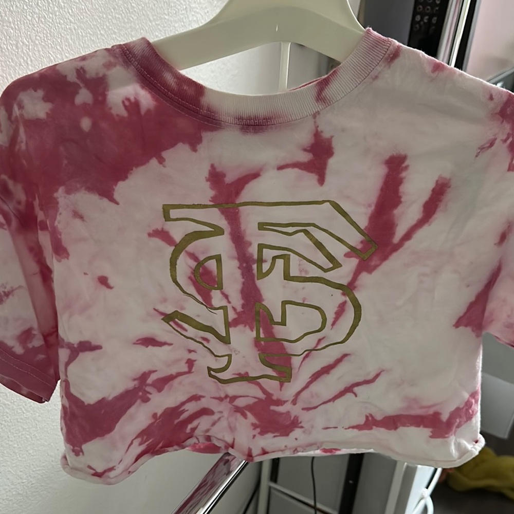 Florida State Pink Crop Top Shirt
